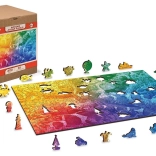 Puzzle en bois WOODEN CITY poissons tropicaux 2-en-1 – 400 pièces