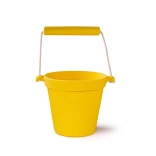 Seau de plage en silicone BIGJIGS TOYS – jaune