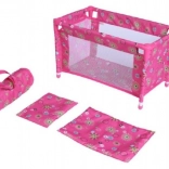 Lit de voyage pour poupées avec sac