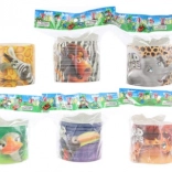 Ressort avec animaux de safari, jouet en plastique pour enfants