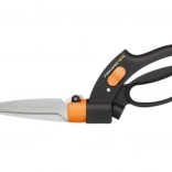 FISKARS ciseaux à gazon Servo-System, orientables à 360°