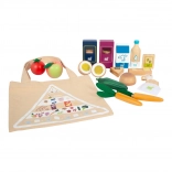 Set de produits végétariens Fresh – aliments en bois pour cuisine d’enfant