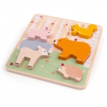 Bigjigs Baby Puzzle en bois Animaux de la forêt