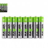 Piles alcalines AAA 1,5 V – 8 pièces RAVER