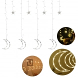 Éclairage décoratif LED Lune et Étoiles 96 LED