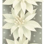 Roses de Noël pailletées