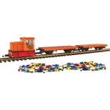 Coffret de départ train de construction avec locomotive diesel