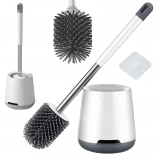 Brosse WC suspendue en silicone avec support
