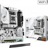 Carte mère blanche B650 Steel Legend WiFi AM5 ATX