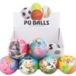 Balle souple avec animaux 10 cm