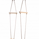 Balançoire en bois skateboard pour enfants