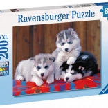 Puzzle Ravensburger chiots husky 200 pièces
