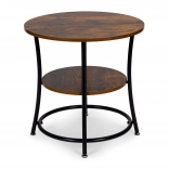 Table basse ronde industrielle ModernHome