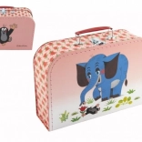 Valise pour enfants avec motif de la taupe et de l'éléphant
