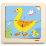 Viga Puzzle en bois Petit Canard