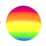 Balle en caoutchouc arc-en-ciel 23 cm