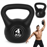 Kettlebell 4 kg ModernHome pour entraînement de force