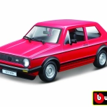 Modèle Bburago Volkswagen Golf MK1 GTI rouge 1:24