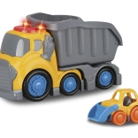 Kiddy benne basculante avec effets 19,5 cm et bulldozer 8 cm
