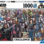 Puzzle Ravensburger Star Wars Mandalorian Défi 1000 pièces