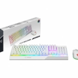 Ensemble de jeu Vigor GK30 clavier et souris blancs