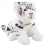 Tigre blanc en peluche 25 cm
