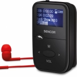 lecteur mp3 sencor 8 go avec micro sd, radio fm et clip