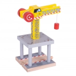 Grande grue en bois Bigjigs Rail