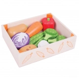 Boîte de légumes Bigjigs Toys