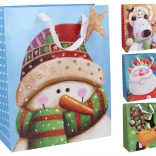 Sac cadeau de Noël taille moyenne