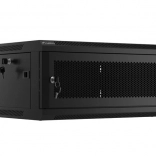 Armoire murale 19 pouces 4U 600x450 portes perforées noire