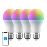 Ampoule LED Wi‑Fi RGB intelligente BROADLINK E27, 9 W, 800 lm (4 pcs)