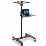 Table en métal mobile pour Projecteur et Ordinateur Portable