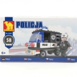Jeu de construction Dromader Police Voiture