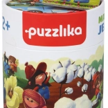 Puzzlika fabrication de jeans – puzzle narratif éducatif pour enfants, 15 pièces