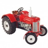 Tracteur métallique Zetor 50 Super à remontoir 1:25, rouge