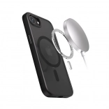 Coque Hybrid Frost MAG pour iPhone 16e MagSafe noire