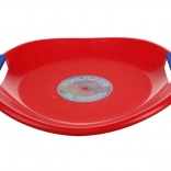 Assiette de luge Tornado Super rouge 54 cm