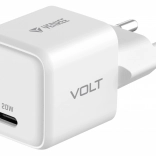 Chargeur USB‑C blanc 20W GaN Power Delivery