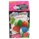 Fabrication de bombes de bain - mojito à la fraise