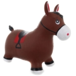 Cheval sauteur en PVC résistant avec pompe