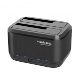 Station d’accueil HDD Natec Kangaroo Dual pour SATA 2,5'' + 3,5'' USB 3.0