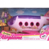 Avion de mode pour poupées avec accessoires