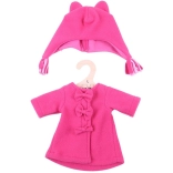 Manteau rose avec bonnet pour poupée 38 cm BIGJIGS TOYS