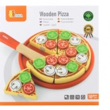 Pizza en bois à découper pour enfants 18 mois+