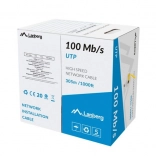 Câble LAN UTP 100 Mb/s 305 m CCA jaune