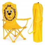 Chaise pliante pour enfants chaise de camping avec sac Lion