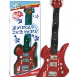 Guitare rock Bontempi rouge