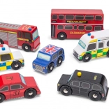 Le Toy Van coffret londonien de petites voitures en bois