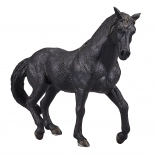 Mojo cheval andalou noir – figurine réaliste en plastique